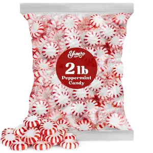 Starlight Peppermints Candy Individually Wrapped - Starlight Mints Hard Candy Individually Wrapped Office Candies Mints, Perfect for Office, 2lb