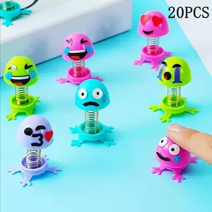 20pcs, DIY Assembled Springs Elves Toys Party Favor, Goodie Bag Filler, For Class Treasure Box Carnival Prizes Princes Princesses Birthday Gifts, Party Gifts, Youngsters' Gifts, Holiday Gifts, Halloween, Christmas Gifts, Party Favors Assortment