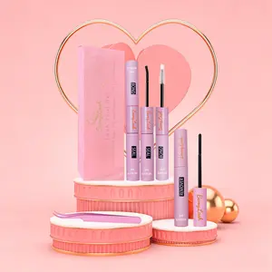 Cluster Eyelash Adhesive and Sealant with Glue Remover, Cluster Eyelash Glue with Remover and Tweezers Set for DIY Cluster Lash Extension At Home,eyelash tool for everyday eyelash make up use