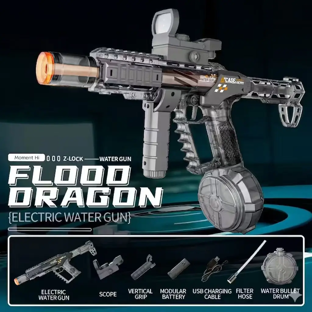 Flood Dragon (Transparent Grey)