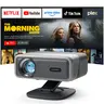 AuKing 800 ANSI Lumen Portable Projector, Native 1080P, Auto Focus & Keystone, WiFi 6 Bluetooth 5.2, 50% Zoom, HDMI/USB-C, Home Cinema for Bedroom