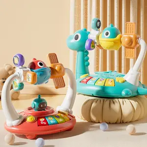 Baby Piano Toy with Musical Light Up, Early Education Musical Keyboard Gift for 18 Months Old, Requires 3 Aa Batteries (not Included)