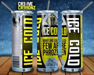 Alpha Phi Alpha "Ice Cold" Tumbler Bottle Drinkware