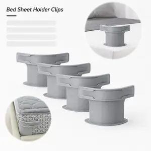 Non-slip Bed Sheet Holder Clips, for Home Daily Sleeping Room Use, Practical Bedroom Accessory, Durable Elastic Strap Sheet Fastener for Neat Bed Arrangement