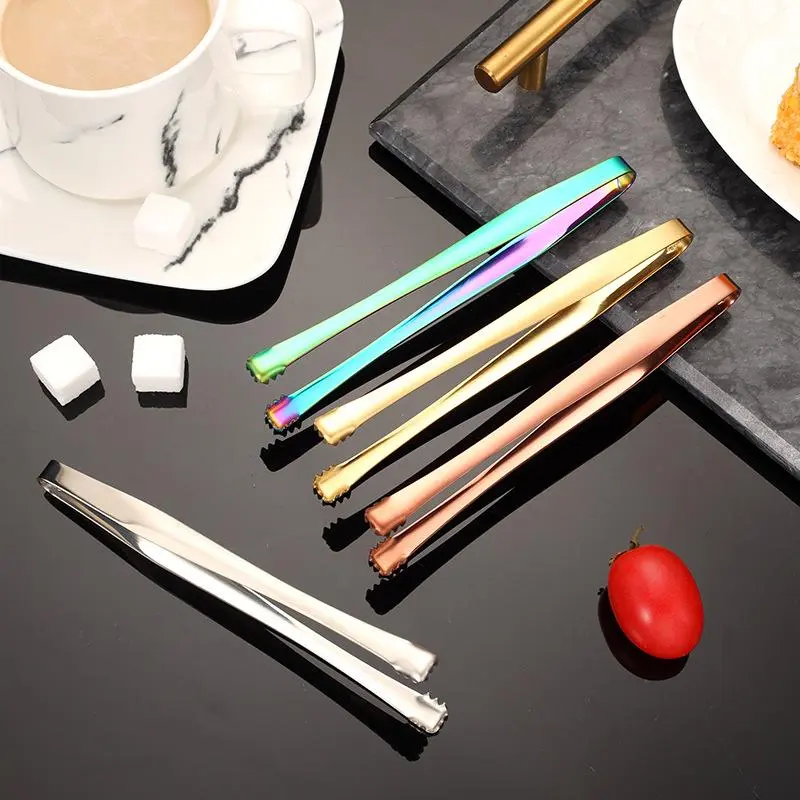 Stainless Steel Precision Kitchen Tweezers - Multi-Color Cooking Tongs for Sugar, Ice, and Garnishes Stainless Steel Precision Kitchen Tweezers - Multi-Color Cooking Tongs for Sugar, Ice, and Garnishes