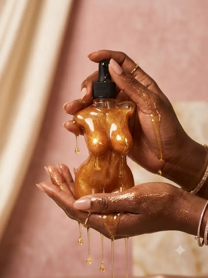 Honey Drip Shimmer Silk