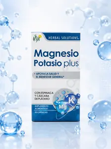 HSH Magnesium Potassium Plus Dietary Supplement, 60 Capsules