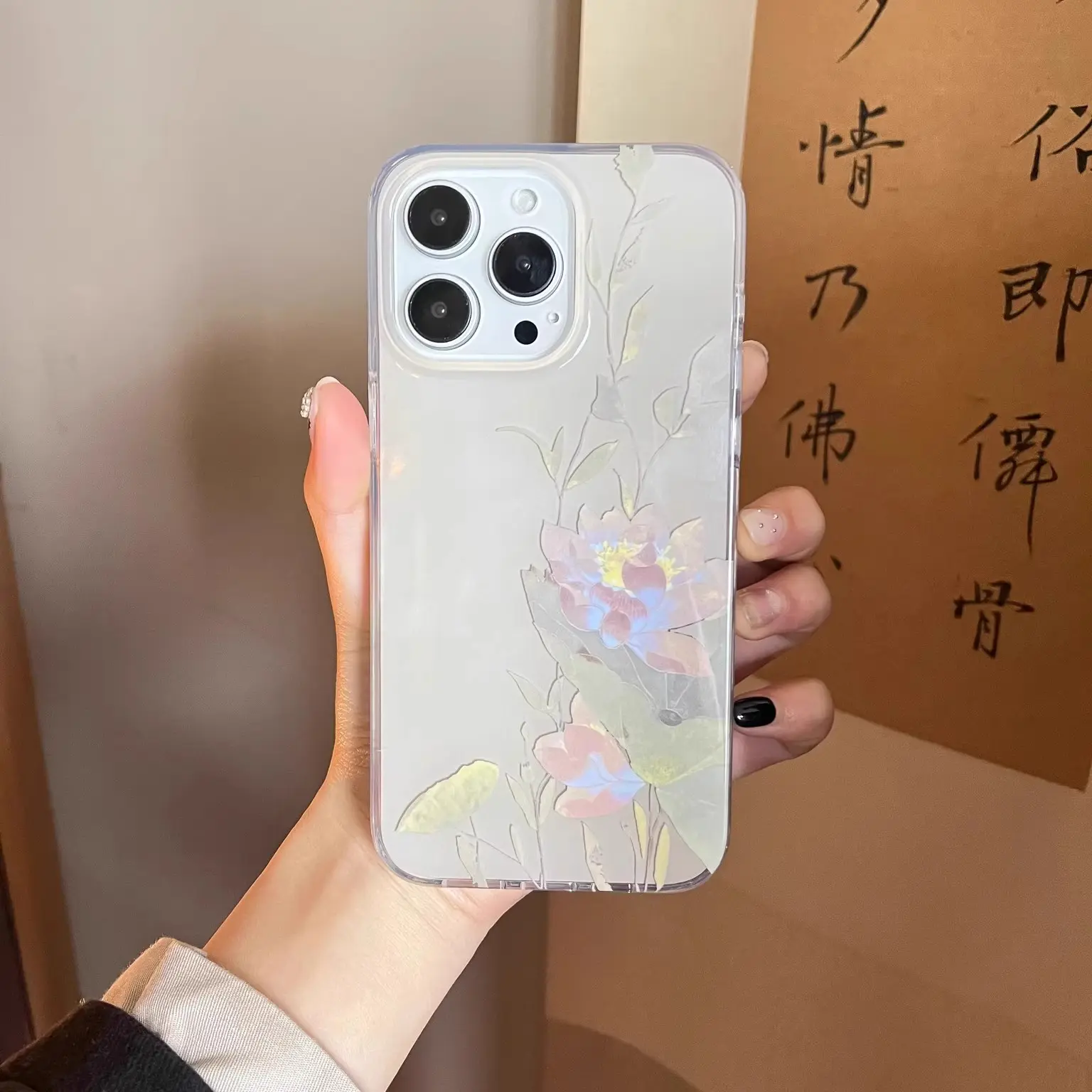 for use with iphone 17/16 pro max Lotus flower cases for use with iphone 15 plus Fashion cases iphone 14 pro 17 AIR New style phone case for use with iphone 13/12/11 cases for girls for use with iphone X/XS XSMAX 7/8 PLUS  Protection case