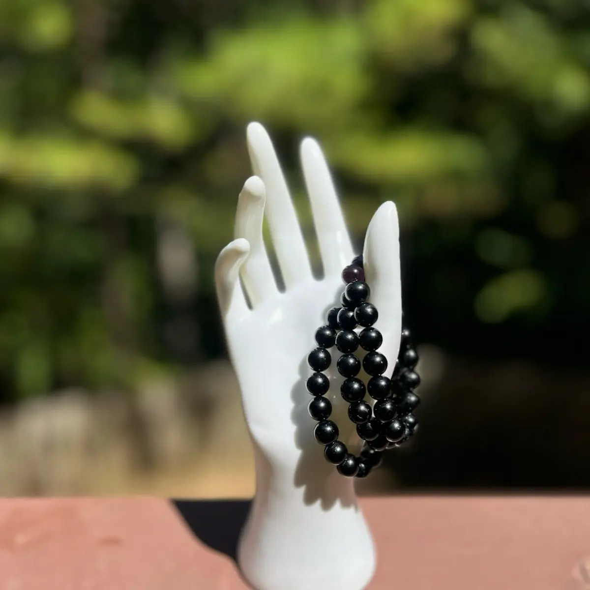 Obsidian Crystal Bracelet - Volcanic Glass Protector for Daily Use - Aids in Cutting Cords & Reveals Hidden Truths - Enhances Protective Rituals