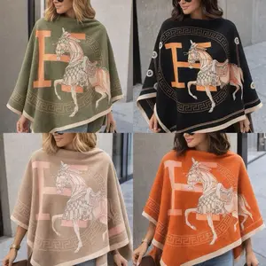 Women’s Elegant Animal Scarf, Fitted Warm Thick Wrap, Perfect Fall Winter Fashion Accessory, comfortable All-Season