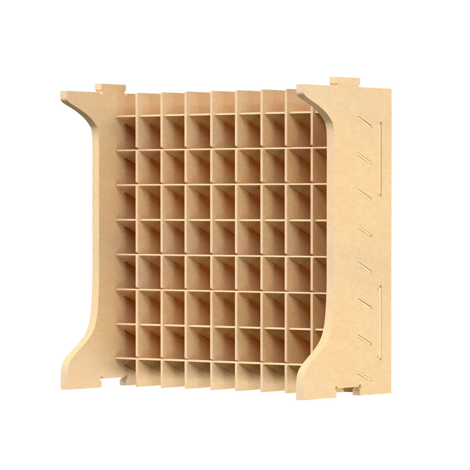 Plastic Model Tool Storage Large Capacity Paint Rack MDF Material Paint Rack Paint Rack Holds 72 Pieces Craft Paint Storage Compatible Vallejo Modular Paint Rack for Miniature Paint Set GK12