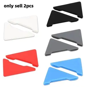 2pcs Car Front Door Corner Anti-collision Protector for Auto 90 Degree Angle Door Bumper Silicone Anti-Scratch Cover