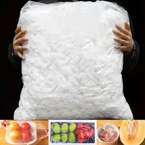 200 Pcs Food Grade Storage Bags, Reusable Kitchen Sealing Film, Dust-Proof, Safe for Food Contact, Ideal for Home & Restaurant Use