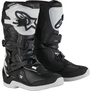 ALPINESTARS Youth Tech3S Boots - Black/White - US 6 / EU 39 2014024-21-6