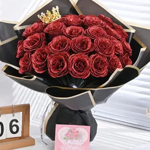 SparkleFocus™ Eternal Glitter Rose Bouquet 🌹✨