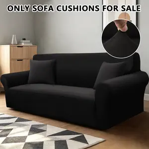 Stretch Soft Sofa Cover: Modern Minimalist Design, Fits 1-4-Seater Sofas, Child/Pet-Friendly, Durable Cushions, Couch Cover for Sofa