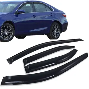 4PCS ABS Sun Shield Window Visor Deflectors Compatible with 2012 - 2016 Toyota Camry
