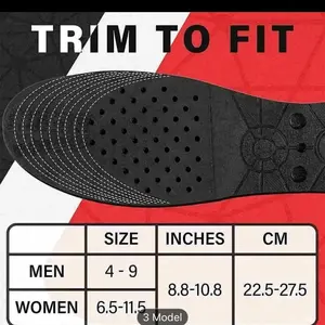 Shoe Insoles Invisible Height for Men and Women, Comfortable Flat Feet Correction Solution, Designed for Optimal Foot Health 2 Inch Footwear 3 layers