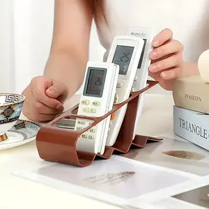 Remote Control Holder Stand, Abs Material Desktop Organizer, Supports Medium Tablets, No Folding, Stable Office Desk Accessory