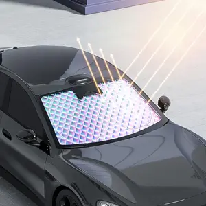 Car Windshield Sunshade, Portable Foldable Car Windshield Sunshade, Car Windshield Heat Insulation Protector, Universal Car Exterior Accessories