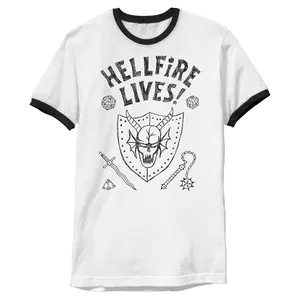 Men's Stranger Things Hellfire Lives T-Shirt
