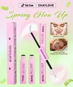 OKAYLOVE Lash Bond and Seal |Lash Remover|Lash Tweezer| White Glue Strong Hold  Waterproof  Long lasting Suitable for Sleeping over Night girl gifts