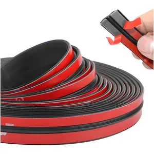 26 Ft  Windshield Weather Stripping, T Shape 14mm+19mm As a Set, Adhesive Rubber Seal Strip, Auto Sunroof Sealing Gasket, Front Rear Windshield Trim Leak Sound Proofing Weatherstrip