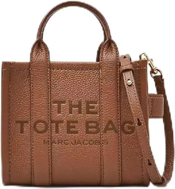 Marc Jacobs The Leather Crossbody Tote Bag - Argan Oil H053L01RE22-212