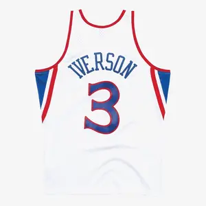 Mitchell & Ness 1996-97 Allen Iverson Philadelphia 76ers Hardwood Classics Jersey, Hardwood Classic, Iverson Name