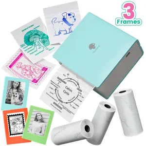 Phomemo M02 Mini Sticker Printer – Portable Inkless Thermal Printer for DIY Crafts, Journals, Photos, Study Notes & Labels – Ideal for Home, School & Travel