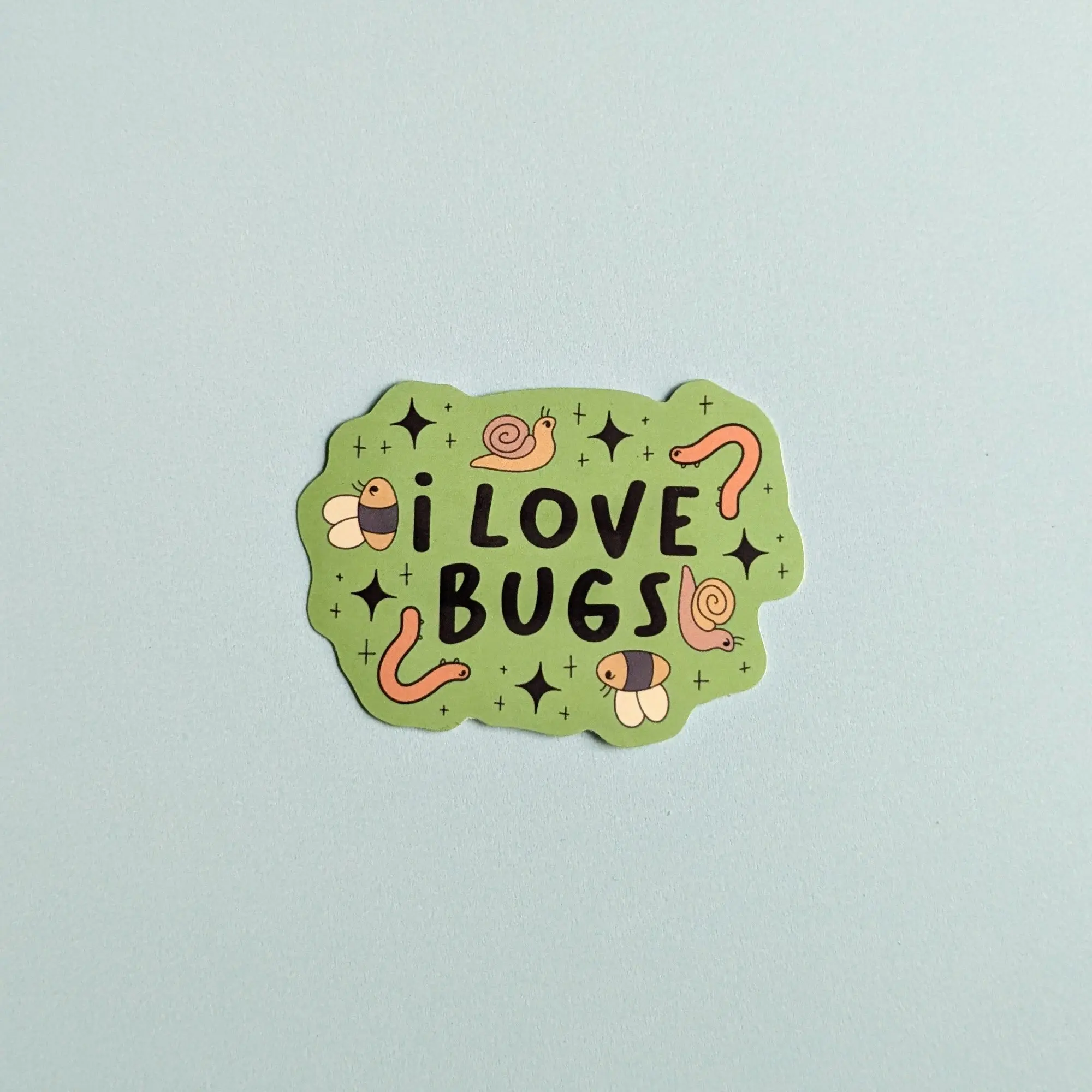 I Love Bugs Sticker