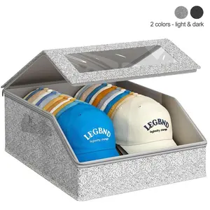 Multi - purpose Hat Storage Box - Large - Capacity Stackable Baseball Cap Organizer for Multifunctional Home Storage