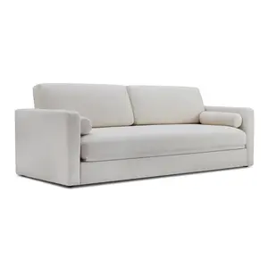 Ryan 91" Cream Upcycled Performance Linen Sofa Bed