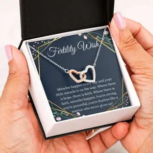 Wife Necklace, Friend Necklace, Fertility Wish , Infertility , Ivf , Fertility , Miscarriage , Support Gift, Fertility Necklace 159, Friendship necklace, matching sets, BFF gifts, meaningful jewelry, best friend forever