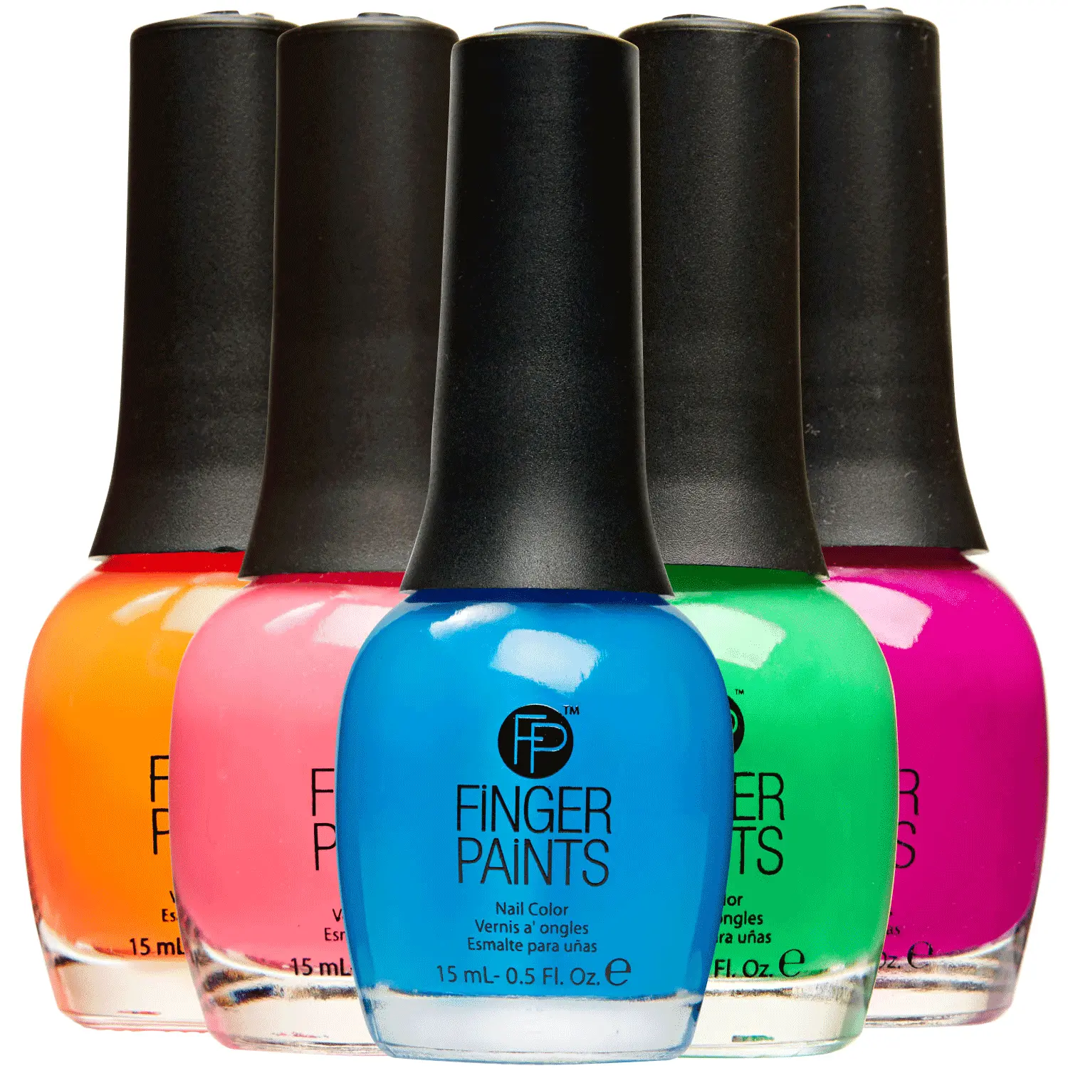 FingerPaints Neon Nail Polish - Nail Art Formula, 0.5 Oz, Nail Care
