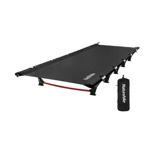 Naturehike Extra Wide GreenWild Camping Cot, Folding Lightweight Camp Cot Bed, Portable Sleeping Bed for Backpacking Travel Beach Home