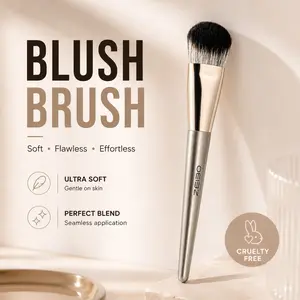 Slanted Blush Dot Brush & Finger Concealer Brush Soft Contour Makeup Brush Single Pack Soft Brush Tip