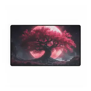 Lunar Blossom Grove Gamer Gift, TCG Playmat, Table Top Gaming Mat, DND Accessory, TCG Gear, Play Mat For Trading Card Gaming