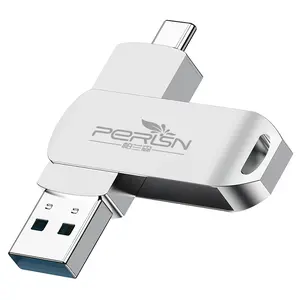 USB 3.2 High Speed Dual Interface Type-C Flash Drive 2-in-1 U Disk for Phone Computer Creative Customized USB Storage