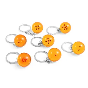 Japanese Anime Dragon Ball Keychain Figurine Toy Key Ring Pendant Car Keychain Gift Accessory