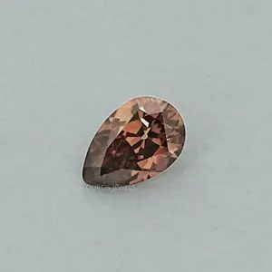 Champagne Old Mine Pear Cut Lab Grown Diamond