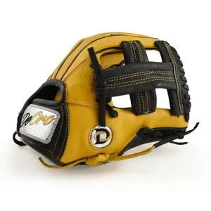 11.75" Baseball Royal Tip Single Post Slash Infield Black-Red Glove