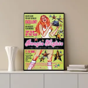 1997 Boogie Nights--Movie Poster, High Quality Print, Wall Art, Room Decor, Art Poster For Gift Unframed