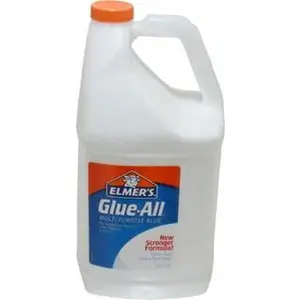 Elmers 1 Gal Bottle White All Purpose Glue 5 min Working Time, Bonds to Ceramic, Fabric, Leather, Paper & Wood E1326