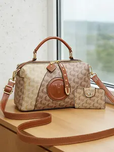 Women's Handbag Gift Set, Fashion Crossbody Handbag, Fashionable Handbag, Large Capacity Crossbody Shoulder Bag, All-Season Casual Design, Perfect for Friends & Lovers, Fashionable Patterned Bag, Casual Trendy Handbag
