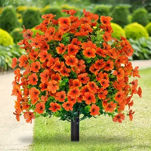 Outdoor Garden Decoration, Realistic Daisy Standing Insert, Artificial Ball Bouquet, Perfect for Home Decor, Durable and Low Maintenance