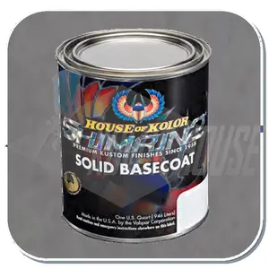 212 MAIN 1 qt. House of Kolor Shimrin 2 Basecoat Vehicle Paint - Jet Black Automotive & Motorcycle Paint Care Product
