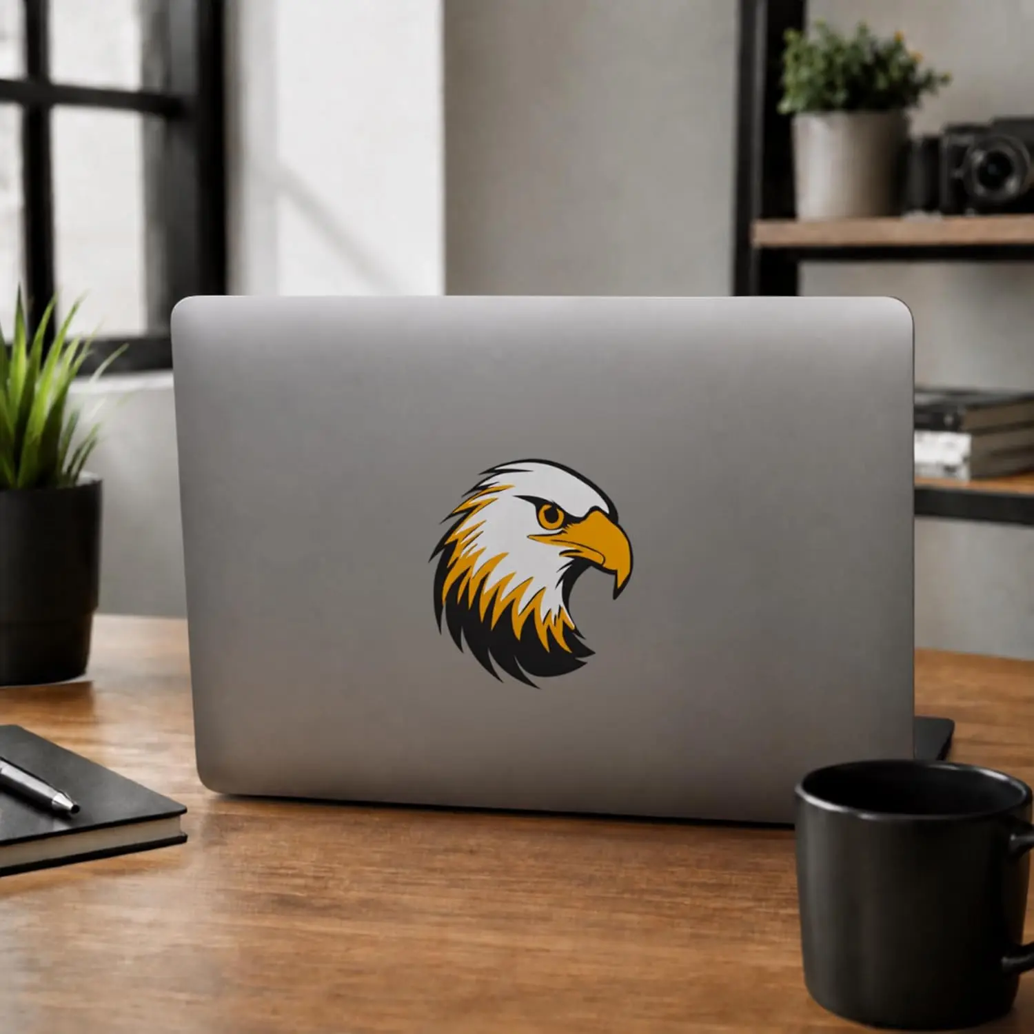 US Eagle Reflector Vinyl Sticker – Hand Crafted Car Decals Waterproof Stickers