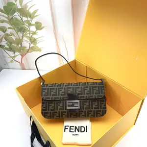 Pre-owned FENDI Canvas Shoulder Bags 7.8'' R2159 Shoulder Bag C537586703 0403 T1 Chloe