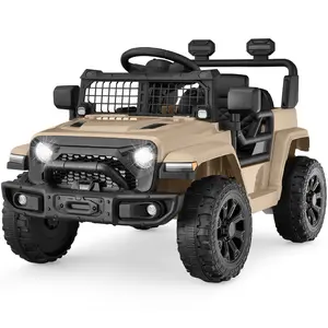 Best Choice Products 6V Kids Ride-On Truck Car w/ Parent Remote Control, 4-Wheel Suspension, LED Lights